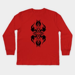 Tribal Swords Kids Long Sleeve T-Shirt